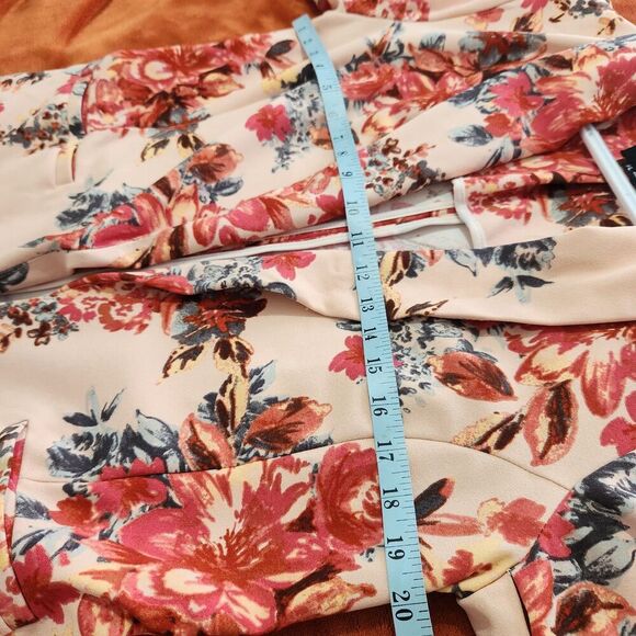 Boomboom Jeans Floral Blazer Size Large 3/4 Sleeves Open Jacket - Picture 4 of 11